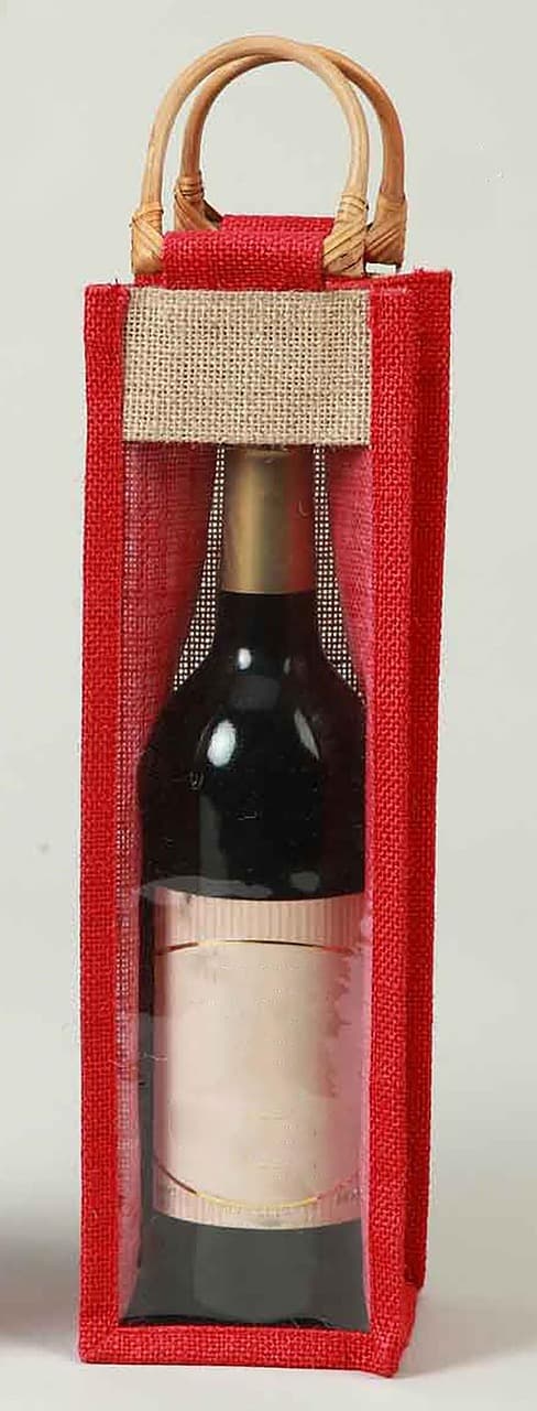 Jute Wine Bottle Bag — jute manufacturer Bangladesh, Farook Jute Mills (JDP-068)