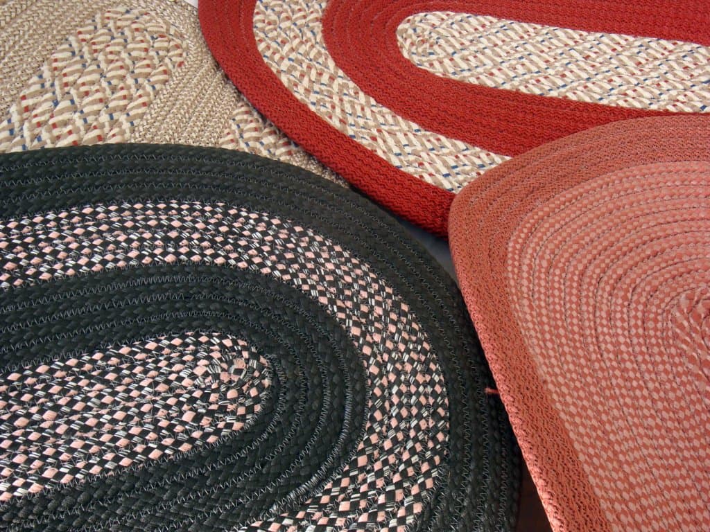 Jute Geometric Printed Floor Mat — jute manufacturer Bangladesh, Farook Jute Mills (JDP-027)