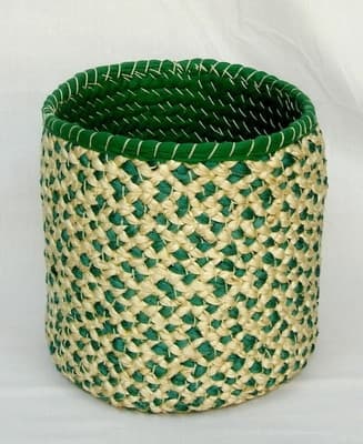 Woven jute storage basket — jute home décor wholesale for European retail, Farook Jute Mills